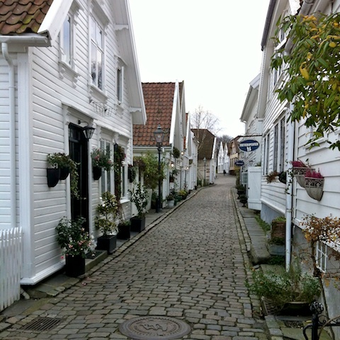 Old city section of Stavanger