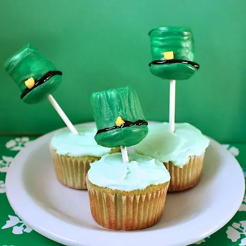 Saint Patricks Day cupcakes