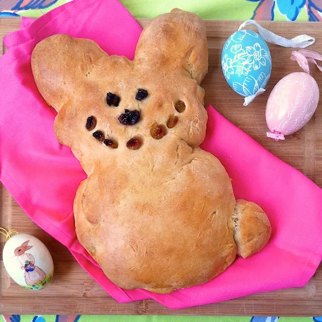 Easter Bunny Sweet Bread | Teaspoonofspice.com