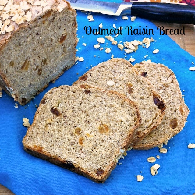 Homemade Oatmeal Raisin Bread | TeaspoonofSpice.com