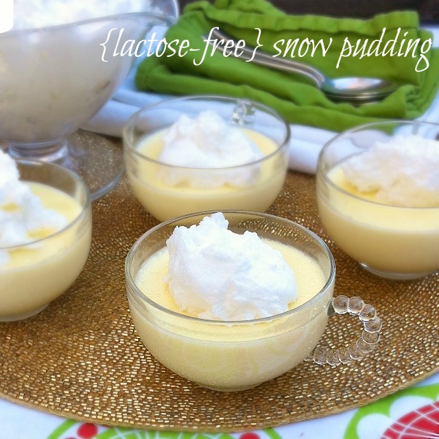 Lactose Free Snow Pudding | Teaspoonofspice.com