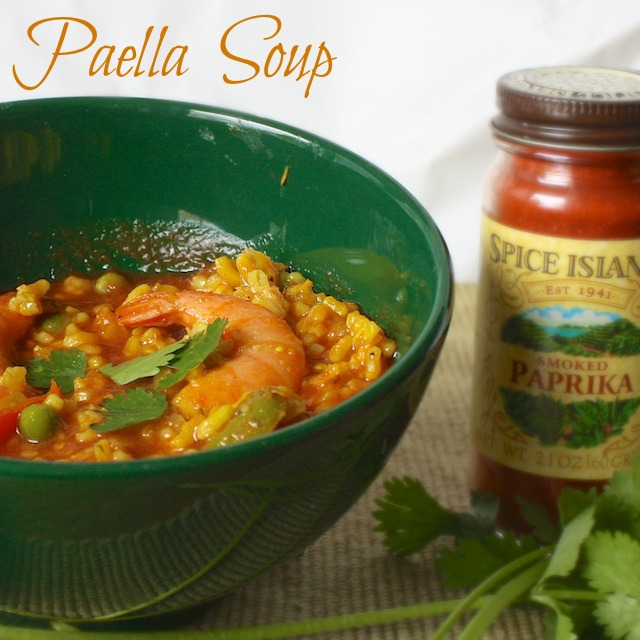 Paella Soup | Teaspoonofspice.com