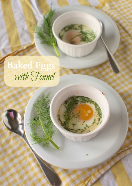 Baked Eggs with Fennel | Teaspoonofspice.com