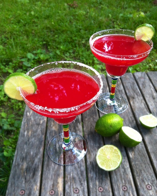 Watermelon Margaritas | Teaspoonofspice.com