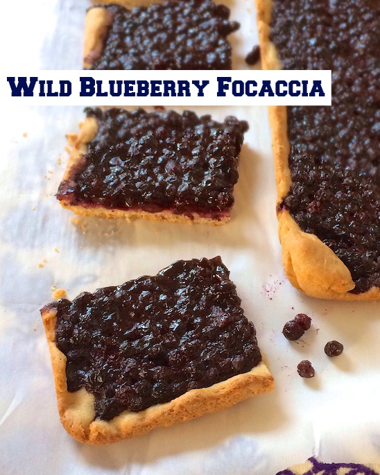 Wild Blueberry Focaccia | Teaspoonofspice.com