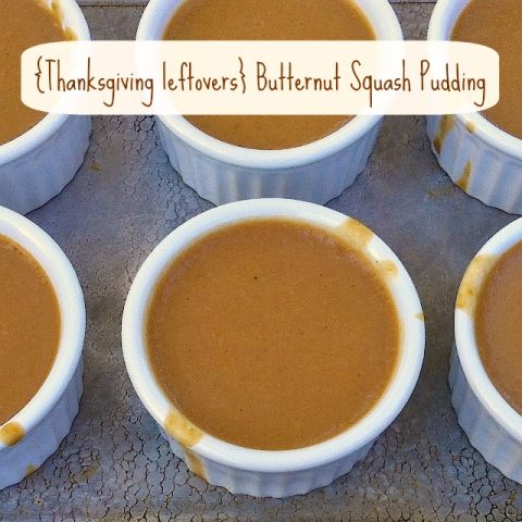 Post Thanksgiving Squash Pudding