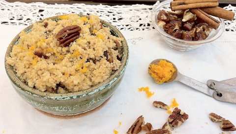 Pecan Date Breakfast Couscous | The Recipe ReDux