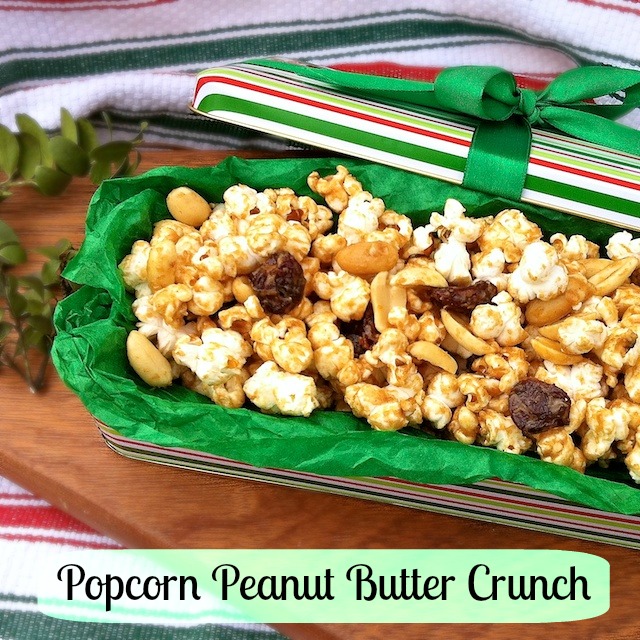 Popcorn Peanut Butter Crunch (for Santa to Munch)