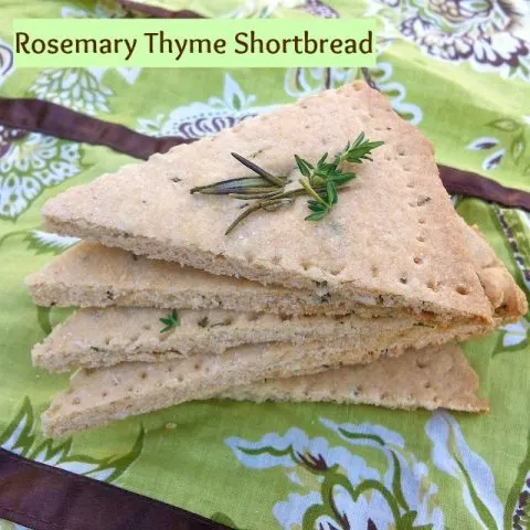 Rosemary Thyme Shortbread