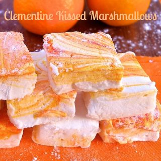 Clementine Kissed Marshmallows | TeaspoonofSpice.com