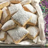 Try this healthier version of a Mardi Gras classic: Baked Beignets! Recipe at Teaspoonofspice.com