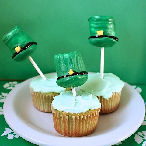 St. Patrick’s Day Leprechaun Cupcakes
