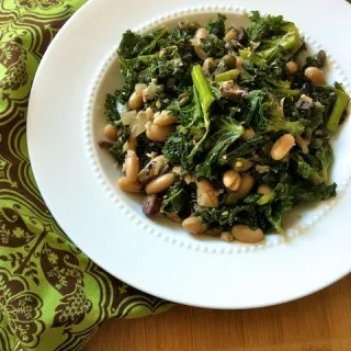 Sicilian Kale with Tuna, Capers & Cannellini Beans