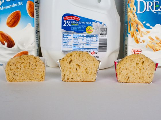 Almond Milk vs Milk. Which Bakes the Best Muffin?