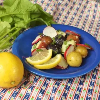 Greek potato salad