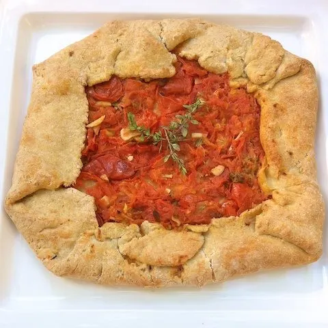 Roasted Tomato Crostata