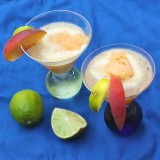 Peach Sorbet Prosecco Cocktail