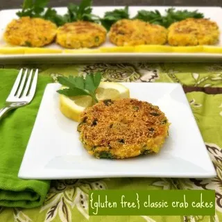 Gluten Free Classic Crab Cakes | Teaspoonofspice.com
