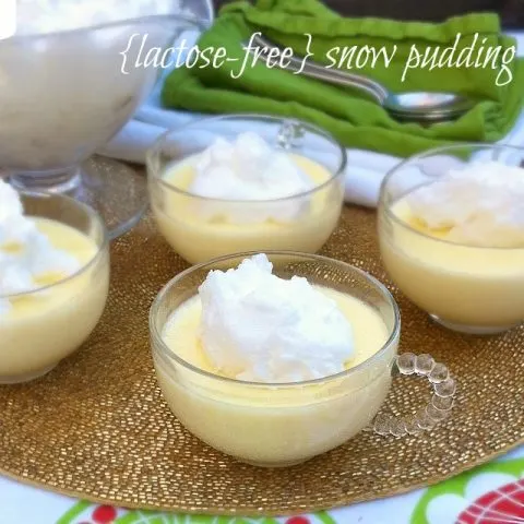 Lactose Free Snow Pudding