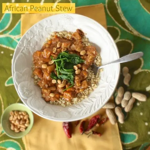 African Peanut Stew with Quinoa