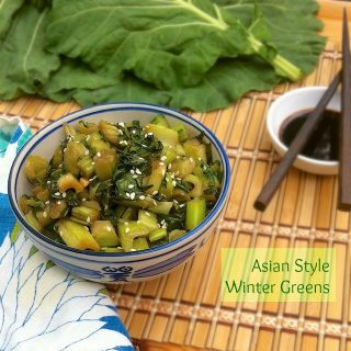 Asian Style Winter Greens | Teaspoonofspice.com
