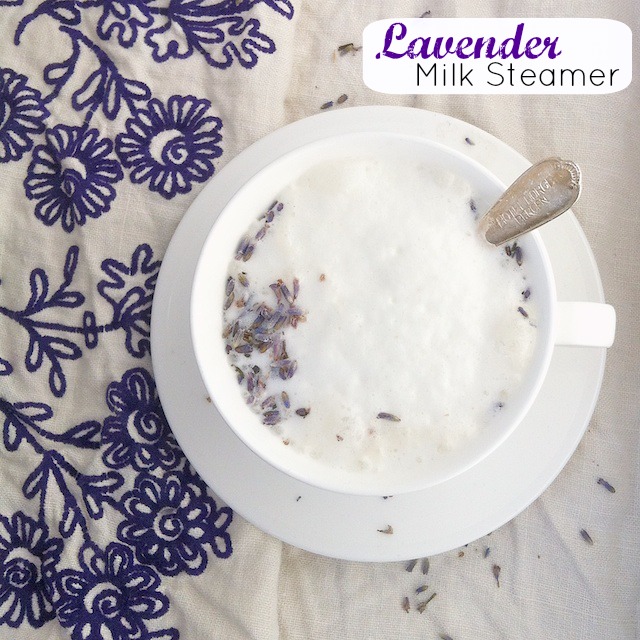 Lavender Milk Steamer | Teaspoonofspice.com