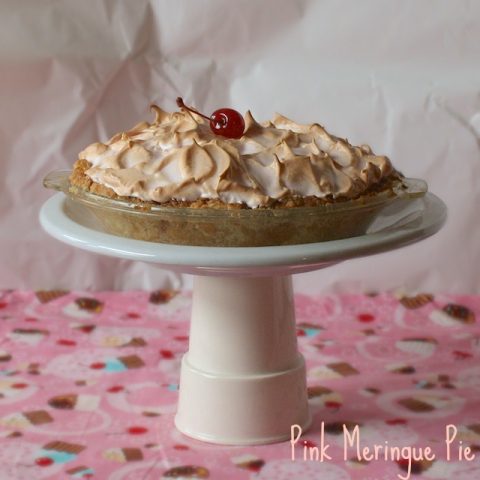 Pink Meringue Pie