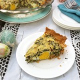Egg & Swiss Chard Italian Easter Pie | Teaspoonofspice.com
