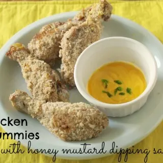 Chicken Drummies Honey Mustard Dipping Sauce | Teaspoonofspice.com