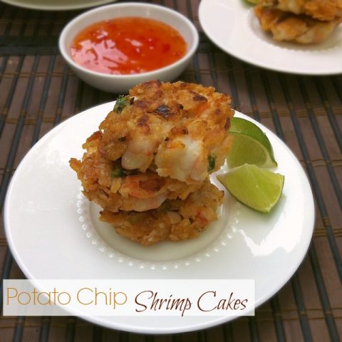 Potato Chip Shrimp Cakes