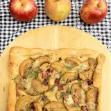 Apple Brie & Bacon Foccacia | Teaspoonofspice.com