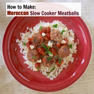 Moroccan Slow Cooker Meatballs | Teaspoonofspice.com