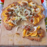 Butternut Squash & Sausage Pizza | Teaspoonofspice.com
