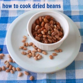 How to Cook Dried Beans. It's easy to cook dry beans - and so budget friendly. Here are all the tricks for quick beans. | For more #HealthyKitchenHacks