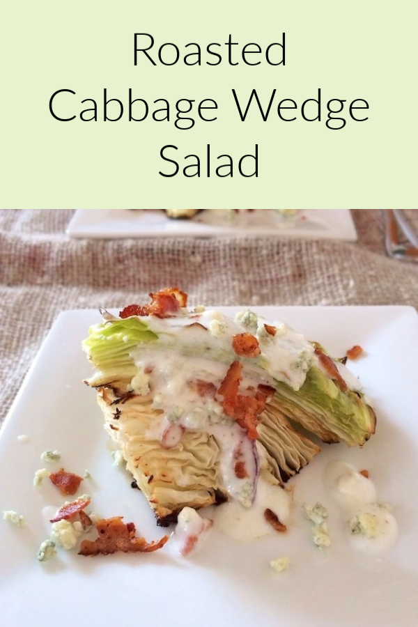 Roasted Cabbage Wedge Salad is more delicious and nutritious than the classic iceberg lettuce wedge salad. For more healthy recipes, follow: @TspCurry