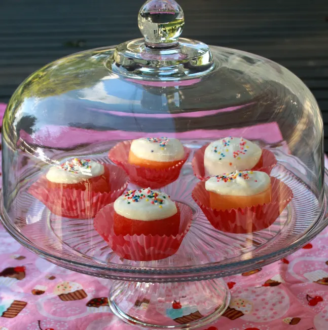 Watermelon Cupcakes | TeaspoonOfSpice.com