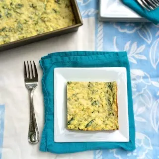 Spinach Ricotta Breakfast Bake | Teaspoonofspice.com
