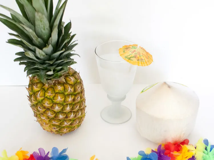 Fresh Coconut Pina Coladas | @TspCurry