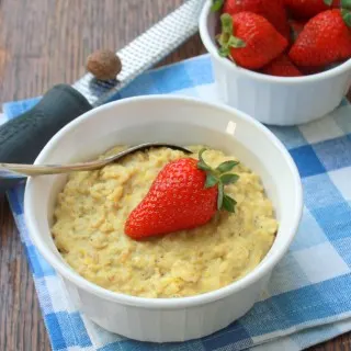 5 Minute Oatmeal Custard | TeaspoonOfSpice.com
