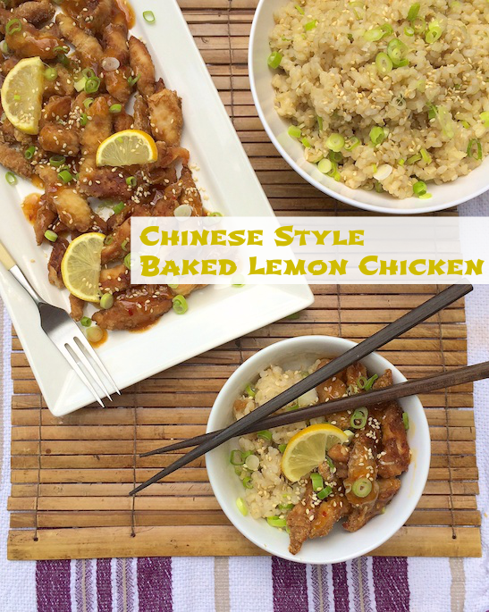 Chinese Style Baked Lemon Chicken | Teaspoonofspice.com