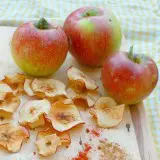 Sweet Ginger Pear Chips | TeaspoonOfSpice.com