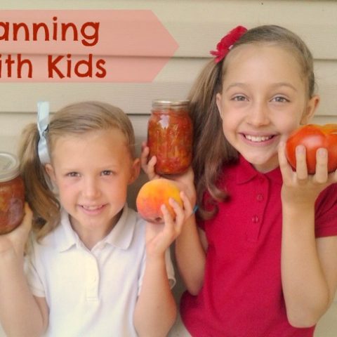 Canning with Kids: Best Peach Salsa Recipe
