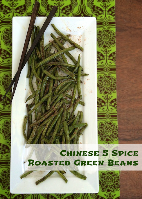 A twist on your Thanksgiving green beans - flavor with Chinese 5 Spice powder!