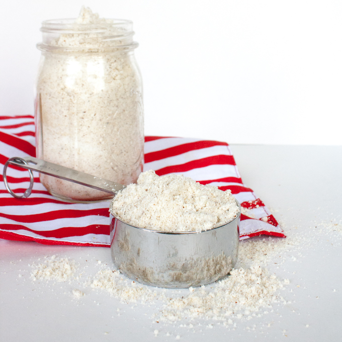 Only 3 ingredients, you probably have on hand: HOW TO MAKE HOMEMADE PROTEIN POWDER | @TspCurry - For more healthy recipes: TeaspoonOfSpice.com