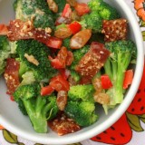 Broccoli and Bacon Salad | TeaspoonOfSpice.com