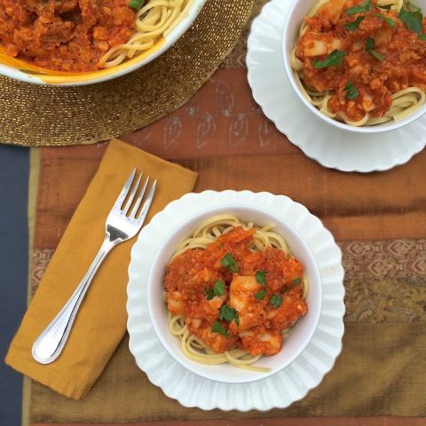 Baccala (Salt Cod) Tomato Sauce over Linguine | The Recipe ReDux