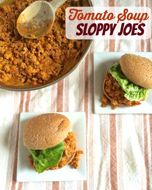 Tomato soup makes for quick and delicious Sloppy Joes