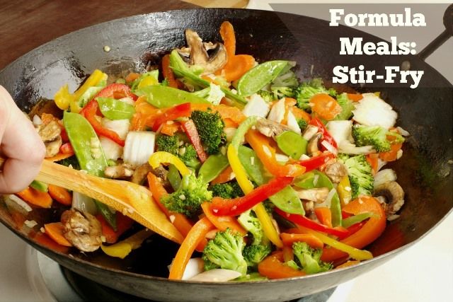 #HealthyKitchenHacks: Formula Meals - like this stir fry - make healthy cooking a snap.