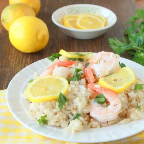 How to Make Perfectly Fluffy Brown Rice: Lemon Parsley Shrimp | The Recipe ReDux