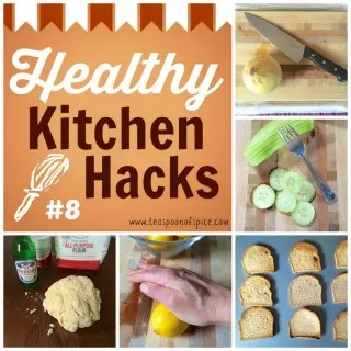 #HealthyKitchenHacks: How To Keep Cutting Board From Slipping, Make Your Cucumber Slices Fancy, Know Your Oven's Hot Spots, Get More Juice Out of Your Citrus, No Rise Pizza Dough via teaspoonofspice.com @tspbasil